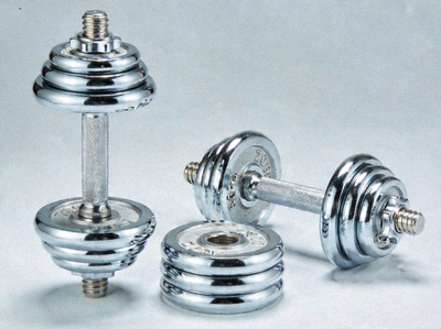 专业健身哑铃套装 - 电镀工艺可调节重量哑铃组合